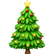 christmas tree sticker
