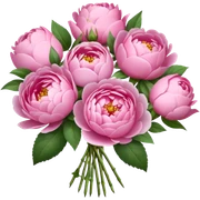 pink bouquet sticker