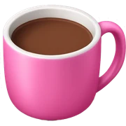 Hot chocolate pink  sticker