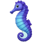 sea horse sticker