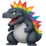 Gay Godzilla  sticker