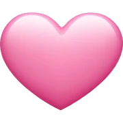 pink heart sticker