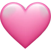 Pink heart  sticker