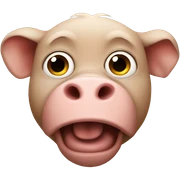 Pig monkey sticker