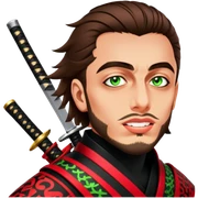 Daring Samurai sticker