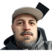 realistic portrait of a man sticker