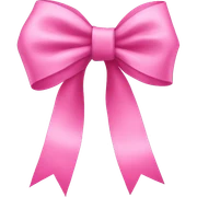 Pink bow sticker