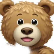 Big teddy bear  sticker