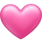 Pink heart  sticker
