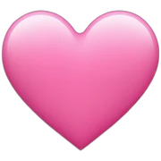 Heart pink sticker