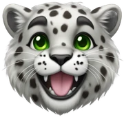 Snow leopard  sticker