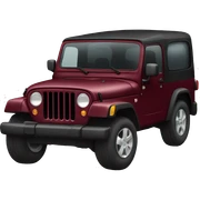 maroon jeep sticker