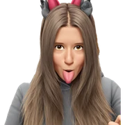 girl with animal ears sticker
