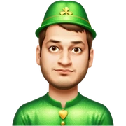 Sparkling Leprechaun sticker