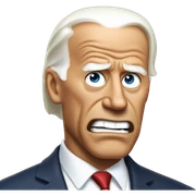 Angry Biden sticker