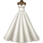 wedding dress sticker