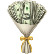 Money bouquet  sticker