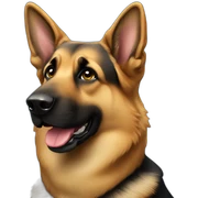 German Shepard  sticker
