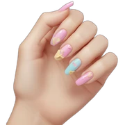 Bow nails sticker