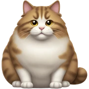 Ultra fat cat sticker