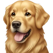 Golden retriever  sticker