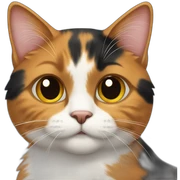 calico cat sticker