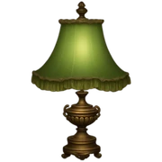antique lamp sticker