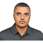male portrait on white background sticker