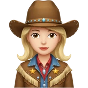 Cowgirl sticker