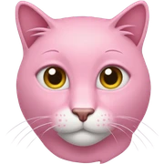 Gato rosa sticker