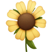 A flower  sticker