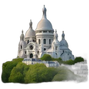 sacré coeur montmartre sticker