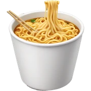 cup with noodle sticker