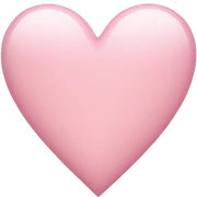 Light pink heart  sticker