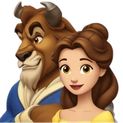 beauty and the beast belle sticker