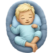 Baby boy Sleeping sticker