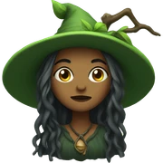 forest witch sticker