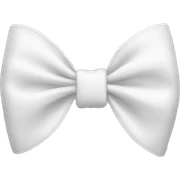 white bow sticker