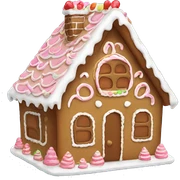 Love gingerbread house sticker