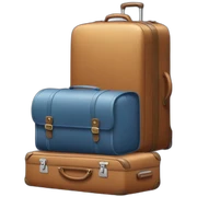 suitcase and backpack sticker