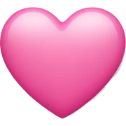 pink heart sticker