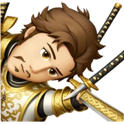 Golden Samurai sticker