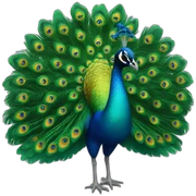 Peacock sticker