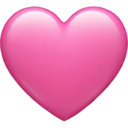 Pink heart  sticker