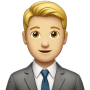 white boy wearing a shirt and tie sticker