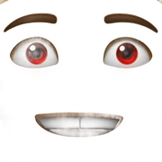 Red eyes sticker
