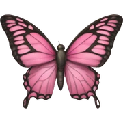 mariposa rosa sticker