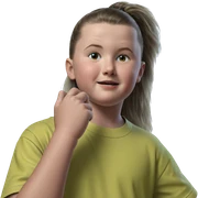 realistic portrait of a boy sticker