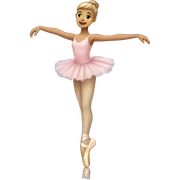 Standing on pointe shoes sticker