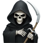 Grim reaper sticker